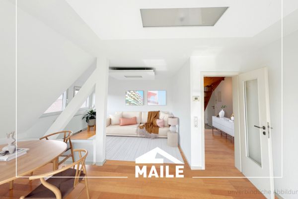 Helle und großzügige 3,5-Zimmer Maisonettewohnung mit Balkon!