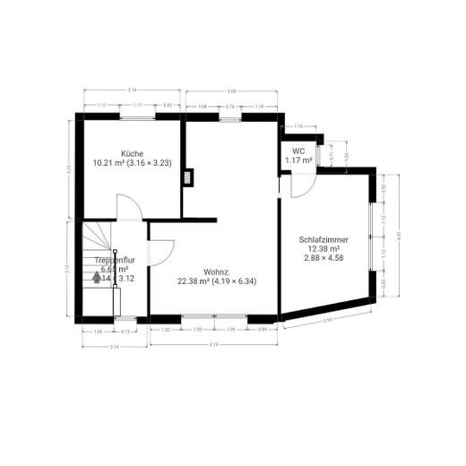 Modernisiertes Fachwerkhaus mit großzügiger Dachterasse und Platz für die Familie – Foto 14