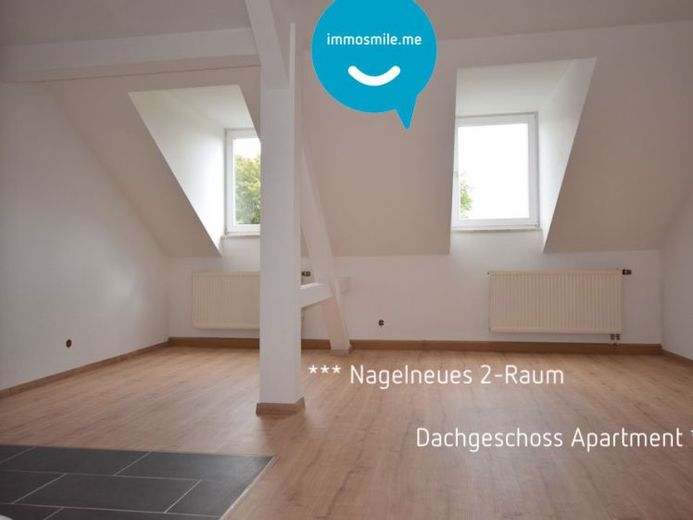 Ático • Kaßberg • Apartamento de 2 habitaciones • Baño con ducha • Suelo laminado nuevo • Cocina equipada • Kaßberg – Foto 1