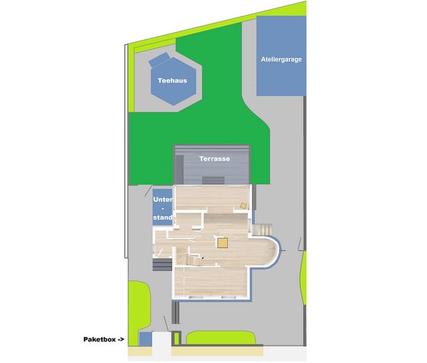 Aussenbereich und Nebengebäude