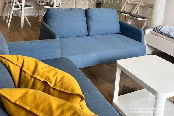 27510 HomeCompany Leipzig-Neukieritzsch'te balkonlu, maksimum 5 kişilik mobilyalı 4 odalı daire