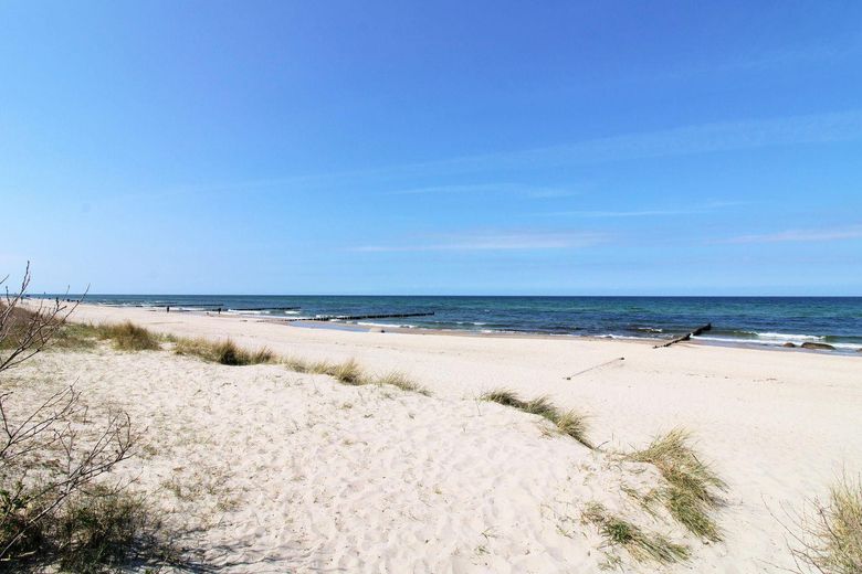 Blick vom Strandzugang