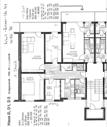 3.5-room apartment with south-facing balcony – Foto 12