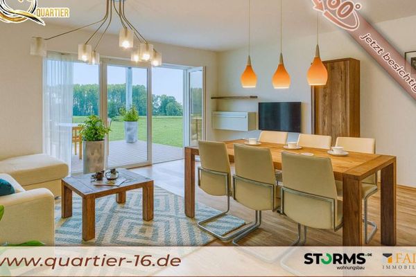 Erdgeschosswohnung (WE-1) - 94,08 m² - 3 Zimmer