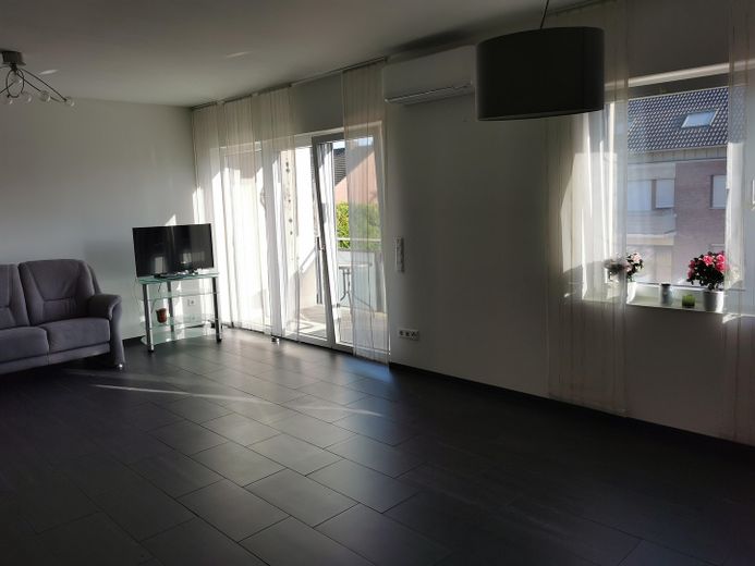 80m² Wohnung in Kleve-Materborn Wohnraum Klimatisiert – Wohnraum Richtung Balkon