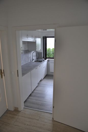Luxuriöse 3-Zimmer Wohnung in Hoffnungsthal, edle Einbauküche mit Vollausstattung – Zugang Küche weiß