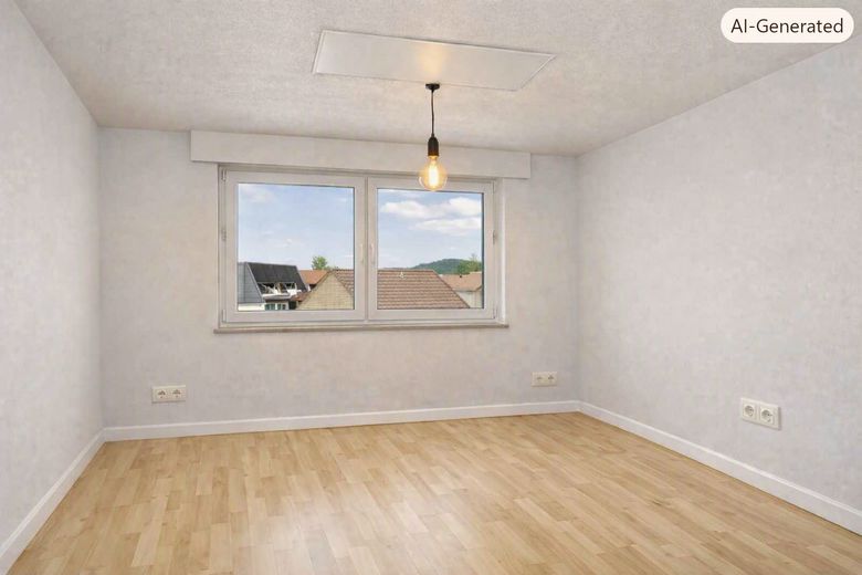 Appartamento ristrutturato di 4 stanze con ampio balcone e garage a Dorsten-Wulfen – Eltern  KI generiert