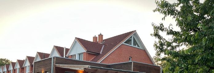 Ansicht Haus mit Anbau