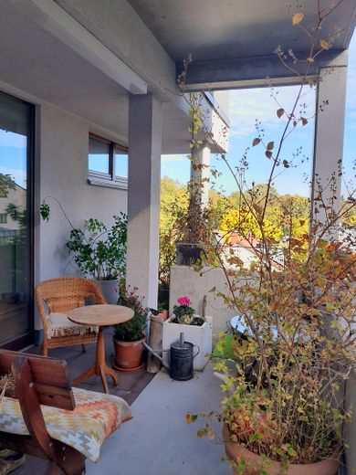Bürgerpark Pankow'da Yaşam – Blick Eingang Treppenhaus