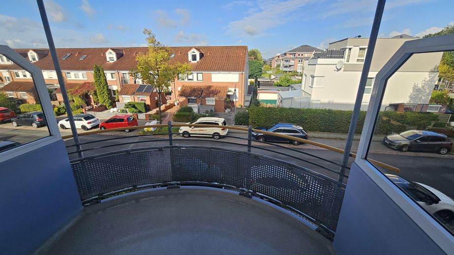 2-kamerappartement - Bremen-Arsten - drempelvrij met balkon + parkeerplaats in ondergrondse garage – Balkon