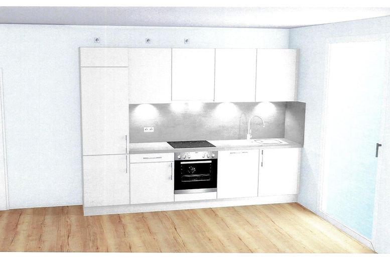 Visualisierung Küche Wohnung 10