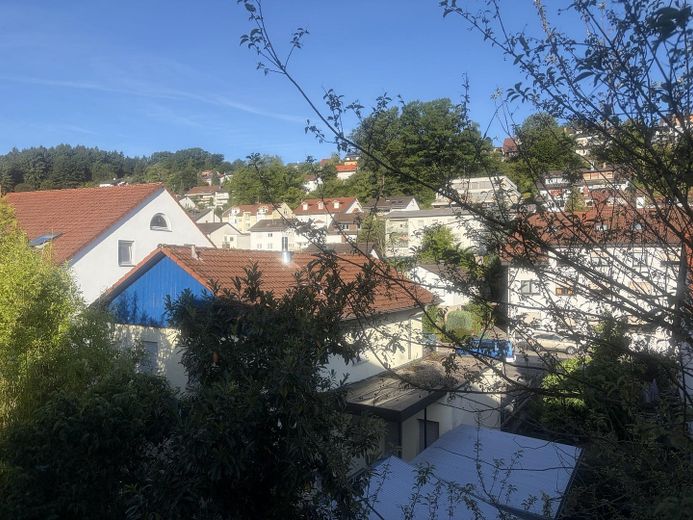 Blick vom Balkon