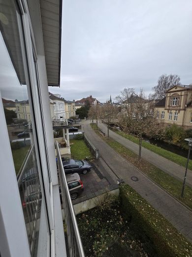 Blick aus dem Wohnbereich