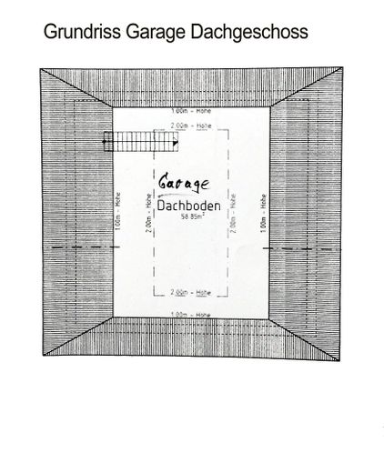 Grundriss Garage Dachgeschoss