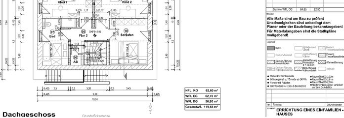 Grundriss Dachgeschoss