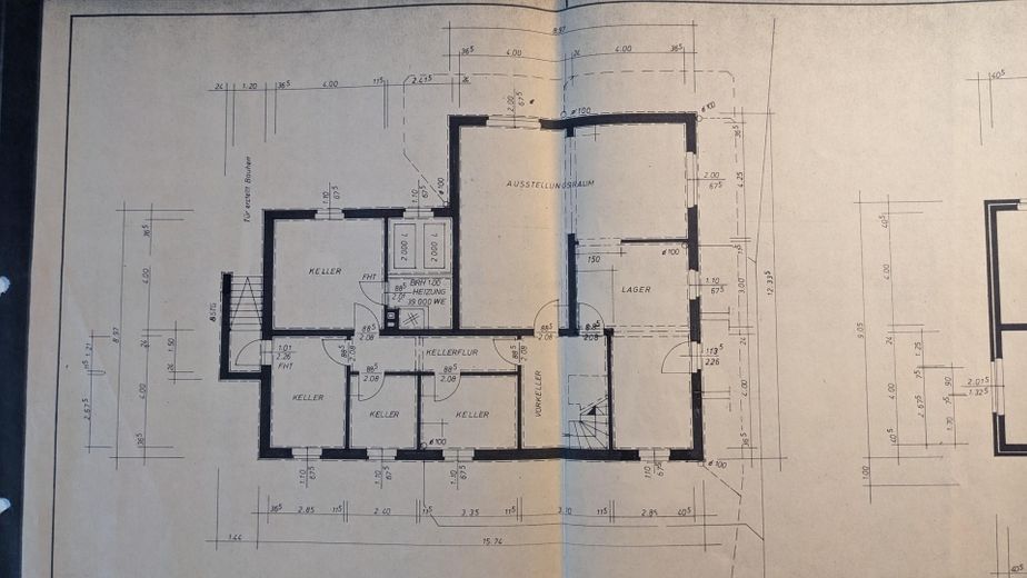 Freistehendes EFH mit Einliegerwohnung, Doppelgarage & großem Grundstück – Keller_Grundriss