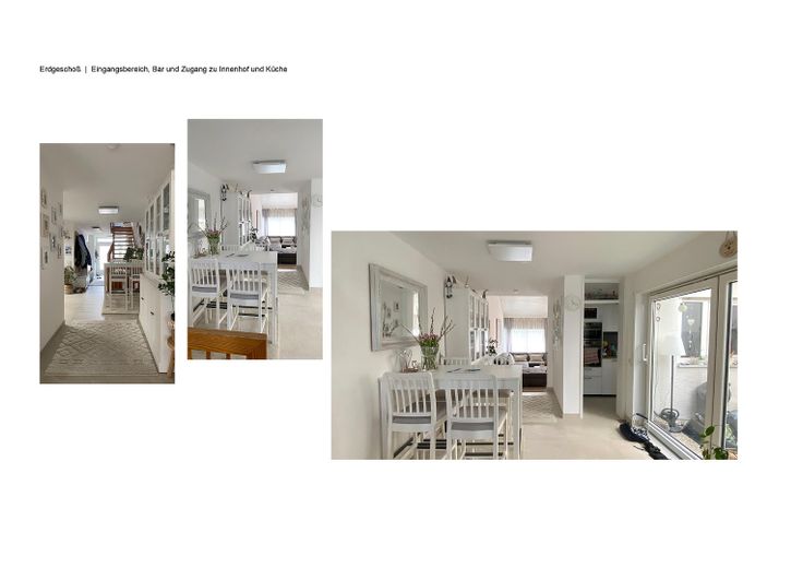 Flur, Zugang Küche und Innenho