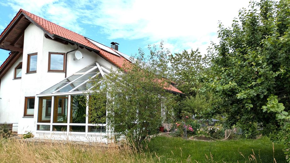 Habiter et travailler sous le même toit – Wintergarten außen