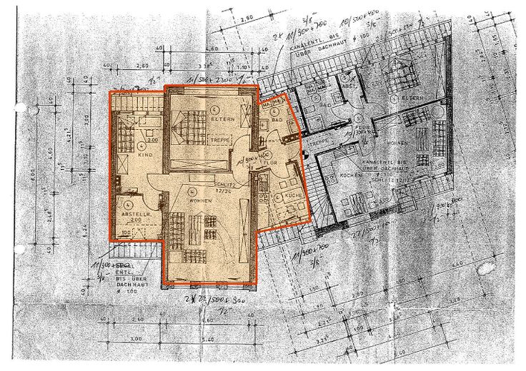 Voll möblierte 76 m² DG-Wohnung in Steinfeld – ab sofort frei – Grundriss