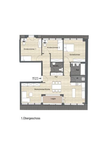 Erstbezug - Modernes Wohnen im historischen Ambiente – K10_1.jpg 4-Zimmer mit Loggia