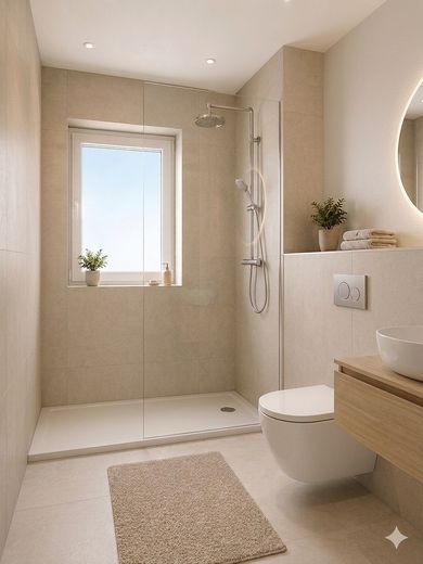 Fully renovated apartment to KfW standard with kitchen, first occupancy – quiet & energy-efficient – Bad