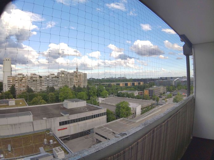 Freies Apartment auf dem Olympia-Einkaufszentrum, provisionsfrei von privat – Ausblick Süd Ost München Alpen