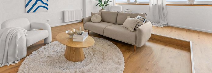 Esclusivo appartamento in città con vista spettacolare su Bremerhaven – pronto per essere abitato – senza provvigione! – Wohnzimmer