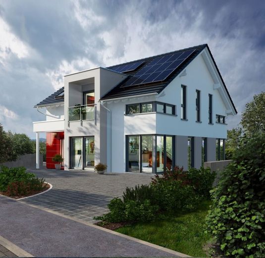 SMARTES EINFAMILIENHAUS MIT VIEL LIEBE ZUM DETAIL – Ansicht Eingang