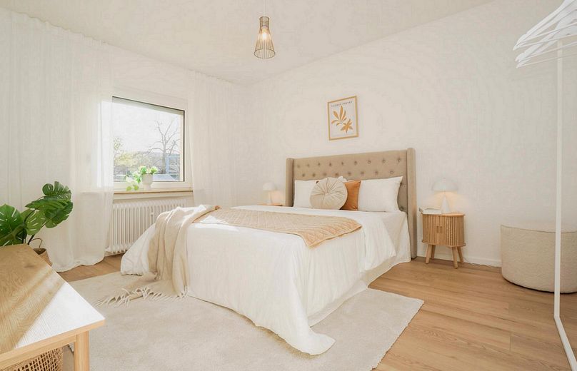 Helle 3-Zimmer-Wohnung mit guter Verkehrsanbindung – im Herzen von Bremerhaven – Schlafzimmer