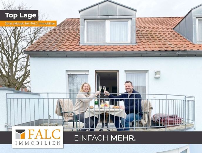 Helle Maisonettewohnung mit Südbalkon und Tiefgarage in Neudietendorf – Top Lage