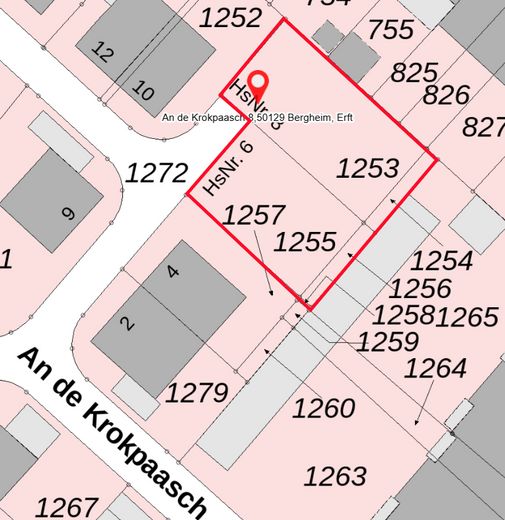 Zwei voll erschlossene Baugrundstücke in Bergheim Niederaußem - PROVISIONSFREI - Preise bereits ab – Lageplan