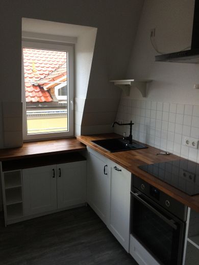 3-kamerappartement met uitzicht op het kasteel – Küche