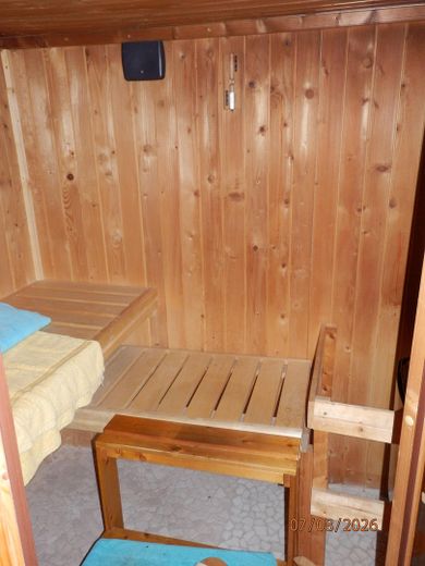 Einfamilienhaus mit Pool & Saunahaus und viel Privatsphäre – Vierpersonen- Sauna 380 V 