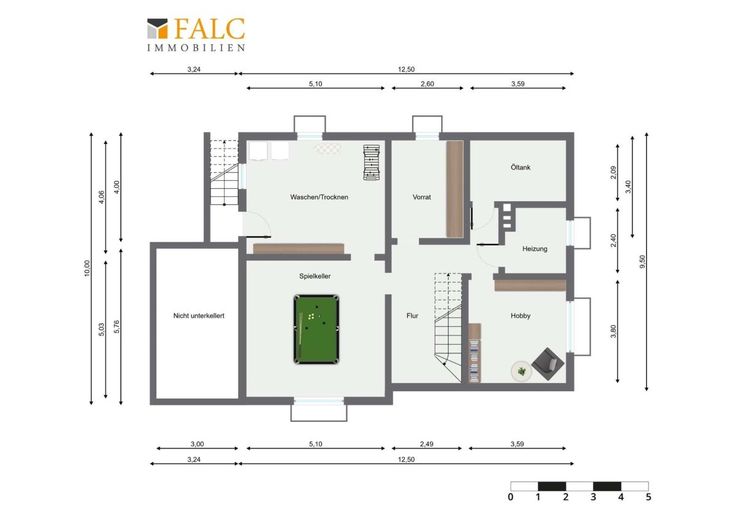 Zwei Wohnwelten unter einem Dach! Freistehendes Einfamilienhaus mit Einliegerwohnung – DB-3766_Kellergeschoss1(-1)