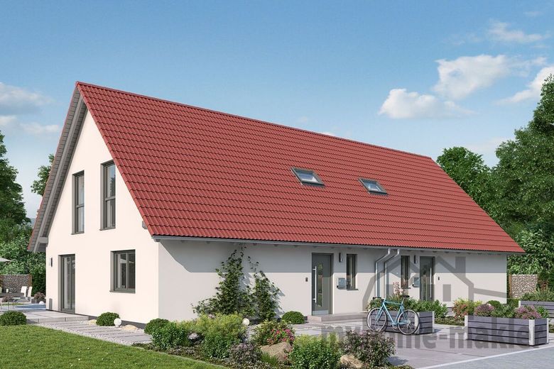 XXL Doppelhaushälfte als Ausbauhaus mit großen Grundstück in Penzendorf – D94-186_EINGANG
