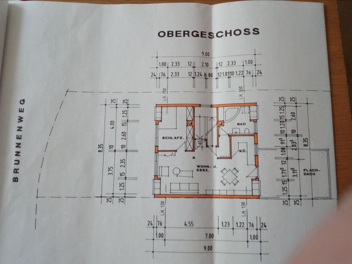 Grundriss Obergeschoß