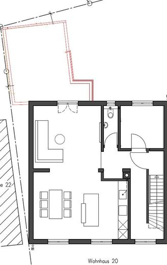 Zweitbezug nach Kernsanierung. Moderne & zentral gelegene 6-Zimmer Wohnung mit EBK – Grundriss 1. OG