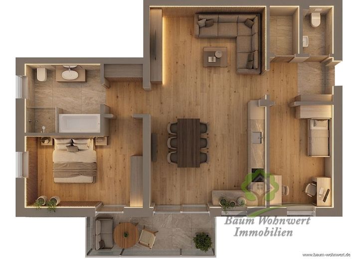Provisions- &amp; Barrierefrei: Großzügige 3-Zimmer-Wohnung mit KfW-Förderung nahe Schwäbisch Gmünd – WHG11