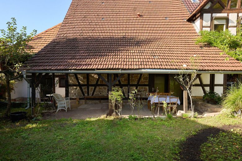 Garten mit Sitzplatz