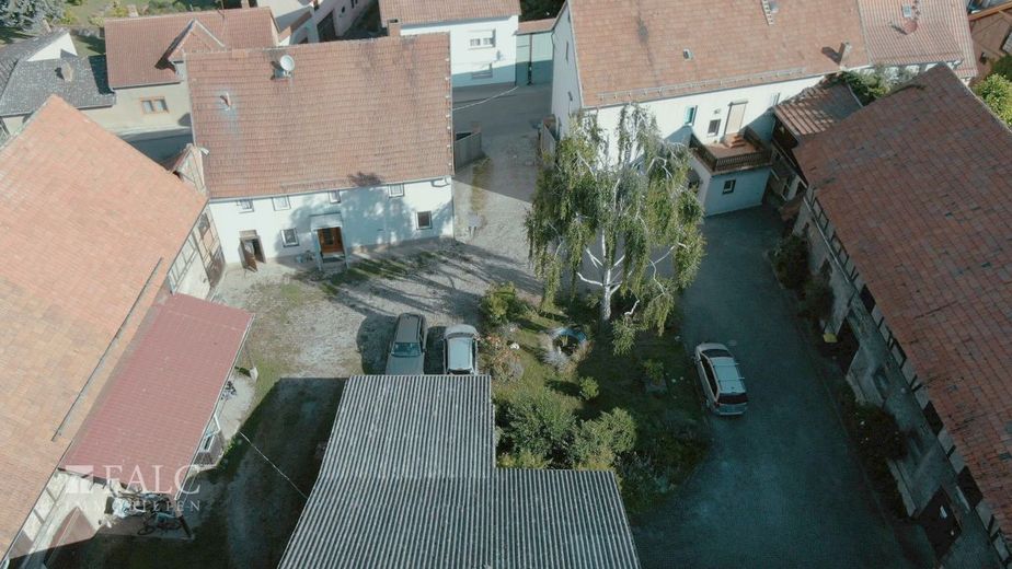 Blick auf den Hof