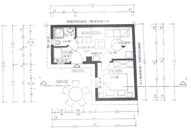 Zweifamilienhaus mit Ferienhaus und zus. Grundstück, neue Wärmepumpe und PV-Anlage - Provisionsfrei – Grundriss Ferienhaus