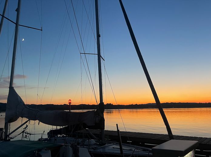 Chiemsee Bootsanleger Bernau