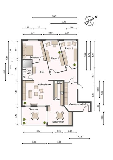 Grundriss - 2D