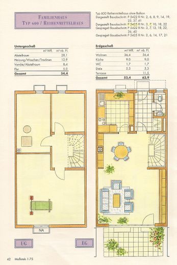 Grundriss KG und EG