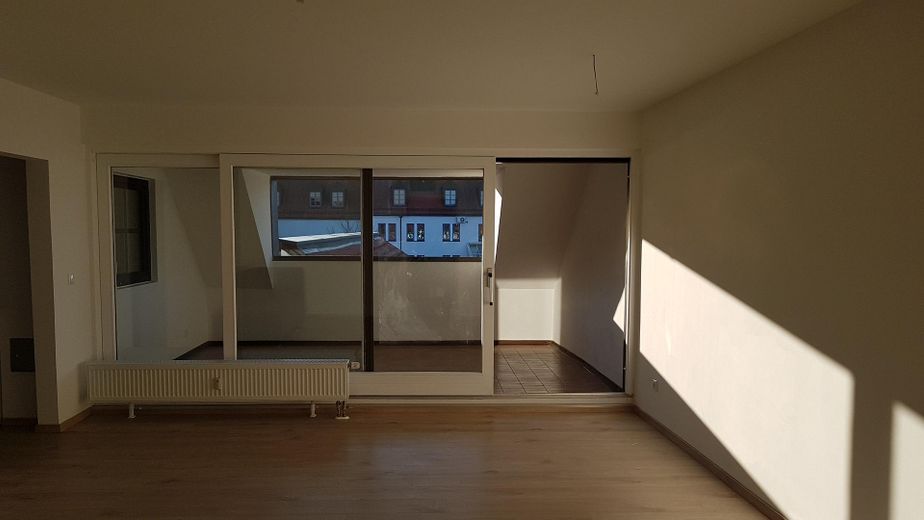Blick auf die Loggia