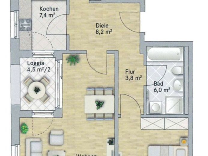 Wunderschöne Wohnung mit Loggia und moderner EBK - direkt am Neumarkt! – Foto 1