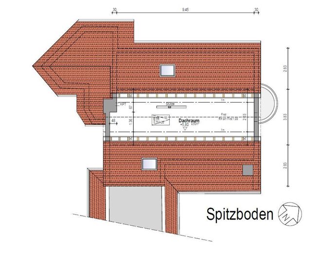 Wohnen u. Arbeiten in bester Lage zu Fürth, Erlangen u. Nürnberg ! – Dachgeschoss