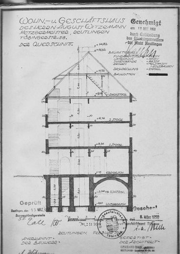 Immeuble collectif, 4 logements, 1 unité commerciale, Reutlingen, Tübinger Straße, prix à négocier – Photo 15