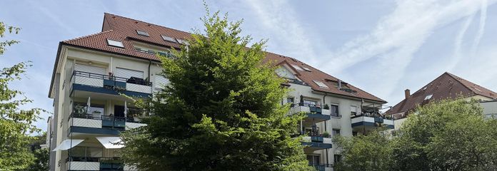 Rückansicht vom Garten aus