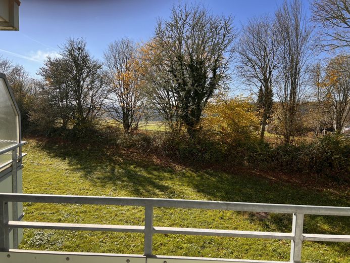 Blick vom Balkon